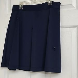 Navy Skirt with Jewels